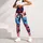Bold Patriotic Starburst Americana Red White Blue Summer Festival Party Outfit Style Leggings - 6