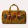 Vintage Folk Art Roosters With Mustard Florals For Farmers Market Weekends Women Quilted Weekend Bag - 6