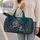 Elegant Fantasy Mermaid Ocean Palace With Teal Coral Accents For Beach Travel Style Quilted Weekend Bag - 2