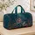 Elegant Fantasy Mermaid Ocean Palace With Teal Coral Accents For Beach Travel Style Quilted Weekend Bag - 4