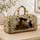 Black Cats Brass Faucet Roses Halloween Garden Travel Accessory For Cat Lovers Gift Quilted Weekend Bag - 4