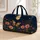 Moonlit Butterfly And Pink Daisies Enchanted Meadow Travel Style For Nature Lovers Quilted Weekend Bag - 1