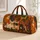 French Bulldog Puppies Autumn Color Block Pet Lover Travel Gift For Thanksgiving Dog Moms Quilted Weekend Bag - 1