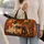 French Bulldog Puppies Autumn Color Block Pet Lover Travel Gift For Thanksgiving Dog Moms Quilted Weekend Bag - 2