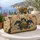 Mythic Blue Dragon Gold Moon Medallion With Autumn Leaves For Fantasy Travel Gifts Quilted Weekend Bag - 5