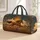 Galloping Chestnut Horse Western Sunrise Folk Art For Rustic Road Trips And Ranch Style Quilted Weekend Bag - 1