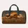 Galloping Chestnut Horse Western Sunrise Folk Art For Rustic Road Trips And Ranch Style Quilted Weekend Bag - 6