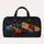 Colorful Folk Art Sheep In Midnight Meadow For Cozy Autumn Travel And Animal Lovers Quilted Weekend Bag - 6