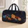 Colorful Folk Art Sheep In Midnight Meadow For Cozy Autumn Travel And Animal Lovers Quilted Weekend Bag - 1
