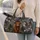 Highland Cow With Tartan Cap Rustic Lodge Holiday Travel Gift For Women And Cow Lovers Quilted Weekend Bag - 2