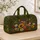 Lavender Sunflower Wildflower Meadow Botanical Travel Style For Rustic Country Women Quilted Weekend Bag - 4
