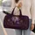 Amethyst Dragon With Gold Filigree For Gothic Fantasy Travel And Festival Women Style Quilted Weekend Bag - 2