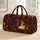 Purple Dragon In Autumn Library With Glowing Books For Fantasy Readers And Travelers Quilted Weekend Bag - 1