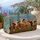 Farm Cow Herd With Butterflies And Wildflowers For Country Cottagecore Travel Lovers Quilted Weekend Bag - 5