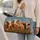 Farm Cow Herd With Butterflies And Wildflowers For Country Cottagecore Travel Lovers Quilted Weekend Bag - 2