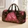 Bubblegum Pink Lion With Crown Regal Jungle Pop Baroque Travel Statement For Women Quilted Weekend Bag - 1