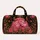 Bubblegum Pink Lion With Crown Regal Jungle Pop Baroque Travel Statement For Women Quilted Weekend Bag - 6
