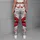 Red Lips Hearts And Kiss Marks For Valentine Pop Art Yoga Fitness Streetwear Looks Leggings - 5