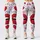 Red Lips Hearts And Kiss Marks For Valentine Pop Art Yoga Fitness Streetwear Looks Leggings - 1