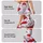 Red Lips Hearts And Kiss Marks For Valentine Pop Art Yoga Fitness Streetwear Looks Leggings - 2