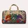 Three Jeweled Dragon Heads With Enchanted Florals For Fantasy Travel Style Lovers Quilted Weekend Bag - 6