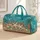Coastal Starfish Seashell Coral Pearls Ocean Treasure For Luxury Resort Vacation Quilted Weekend Bag - 1