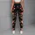 Vintage Santa Snowflakes On Midnight Black For Christmas Parties And Cozy Winter Style Leggings - 5
