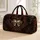 Gothic Romance Skulls With Crimson Roses And Thorn Heart For Dark Travel Style Lovers Quilted Weekend Bag - 1