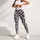 Pastel Leopard Spots With Blush And Ice Blue Athletic Streetwear Wildcat Style For Women Leggings - 5