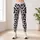 Pastel Leopard Spots With Blush And Ice Blue Athletic Streetwear Wildcat Style For Women Leggings - 6
