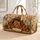 Woodland Fox Family Tree Hollow Autumn Forest Rustic Fall Gift For Fox Lovers Nature Fans Quilted Weekend Bag - 1