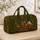 Boho Woodland Glamping Cabin Squirrel Folk Floral Travel Camp Style For Nature Lovers Quilted Weekend Bag - 4