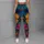 Vivid Tropical Garden Florals With Jewel Tone Boho Style For Yoga And Festival Wear Leggings - 5