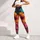 Vivid Tropical Garden Florals With Jewel Tone Boho Style For Yoga And Festival Wear Leggings - 6
