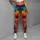 Vivid Tropical Garden Florals With Jewel Tone Boho Style For Yoga And Festival Wear Leggings - 4