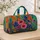 Colorful Iris Chrysanthemum Wildflower Garden For Overnight Getaways And Floral Lovers Quilted Weekend Bag - 4