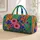 Colorful Iris Chrysanthemum Wildflower Garden For Overnight Getaways And Floral Lovers Quilted Weekend Bag - 1