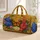 Monarch Butterfly Hydrangea Garden Vintage Floral Travel Romance For Weekend Getaways Quilted Weekend Bag - 1
