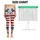 Distressed American Flag Stars Americana Grunge For Fourth Of July Fitness Women Leggings - 3