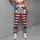Distressed American Flag Stars Americana Grunge For Fourth Of July Fitness Women Leggings - 4
