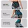Gothic Sugar Skull Florals For Halloween Yoga, Running, And Streetwear Outfit Style Leggings - 2