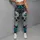 Gothic Sugar Skull Florals For Halloween Yoga, Running, And Streetwear Outfit Style Leggings - 4