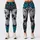 Gothic Sugar Skull Florals For Halloween Yoga, Running, And Streetwear Outfit Style Leggings - 1