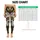 Golden Sugar Skull Floral Gothic Halloween Dia De Los Muertos Yoga Gym Style For Women Leggings - 3