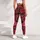 Magenta Orchid Leopard Rosettes For Tropical Glam Streetwear And Resort Evening Looks Leggings - 4