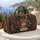 Boho Cat Face With Teal Eyes And Paisley Florals For Colorful Travel Style Lovers Quilted Weekend Bag - 5