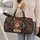 Boho Cat Face With Teal Eyes And Paisley Florals For Colorful Travel Style Lovers Quilted Weekend Bag - 2