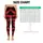 Red Lipstick Kiss Marks On Black For Romantic Date Night Streetwear Style Women Look Leggings - 3