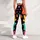 Candy Gummy Animal Charms On Matte Black For Kawaii Streetwear And Festival Style Leggings - 5