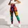 Candy Gummy Animal Charms On Matte Black For Kawaii Streetwear And Festival Style Leggings - 6